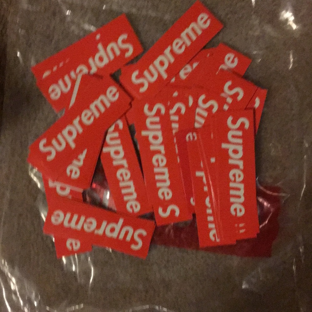 Authentic 4 inch 50 Supreme Stickers